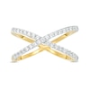 Thumbnail Image 4 of Previously Owned - 3/8 CT. T.W. Diamond Orbit Ring in 10K Gold