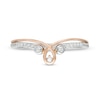 Thumbnail Image 4 of Previously Owned - Cherished Promise Collection™ 1/10 CT. T.W. Diamond Loop Promise Ring in 10K Two-Tone Gold