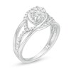 Thumbnail Image 3 of Previously Owned - 1/2 CT. T.W. Multi-Diamond Diamond Interlocking Loops Ring in 10K White Gold