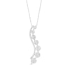 Thumbnail Image 1 of Previously Owned - 1 CT. T.W. Diamond Graduated Curve Pendant in 10K White Gold