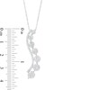 Thumbnail Image 2 of Previously Owned - 1 CT. T.W. Diamond Graduated Curve Pendant in 10K White Gold