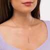 Thumbnail Image 3 of Previously Owned - Marilyn Monroe™ Collection 1/3 CT. T.W. Diamond Graduated Drop Pendant in 10K White Gold