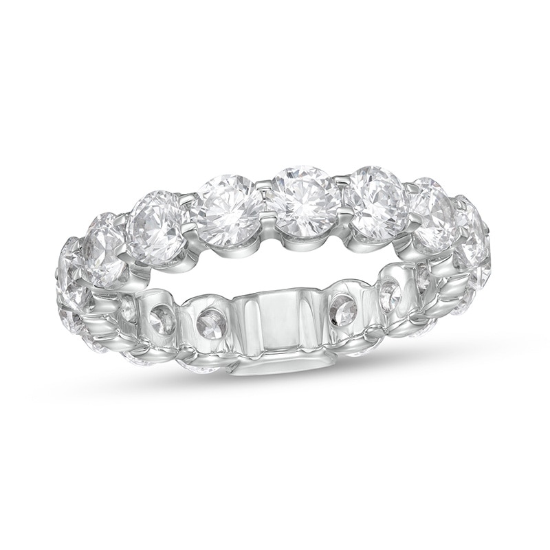 Main Image 1 of Previously Owned - 4 CT. T.W. Lab-Grown Diamond Eternity Anniversary Band in 14K White Gold (F/VS2)
