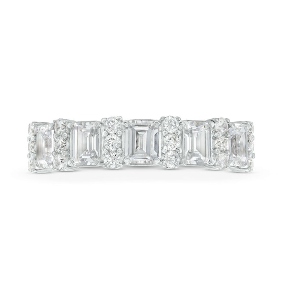 Previously Owned - Vera Wang Love Collection 1-1/2 CT. T.w. Lab-Grown Diamond Anniversary Band in 14K White Gold