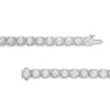 Thumbnail Image 3 of Previously Owned - 10 CT. T.W. Lab-Grown Diamond Cushion Tennis-Style Bracelet in 10K White Gold (I/I1)