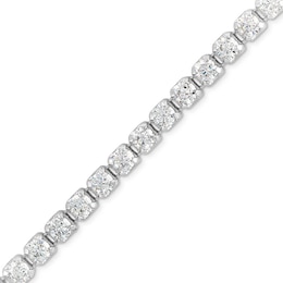 Previously Owned - 1 CT. T.W. Lab-Grown Diamond Tennis Bracelet in 14K White Gold (F/SI2)