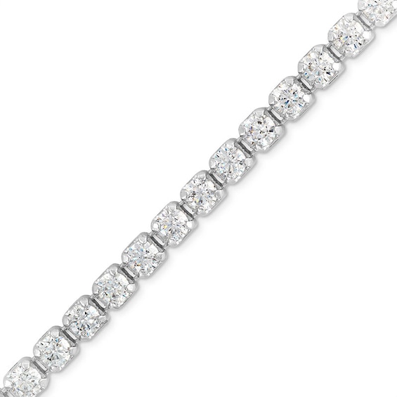 Previously Owned - 1 CT. T.w. Lab-Grown Diamond Tennis Bracelet in 14K White Gold (F/Si2)