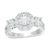 Thumbnail Image 1 of Previously Owned - Love's Destiny by Peoples 2 CT. T.W.  Diamond Three Stone Engagement Ring in 14K White Gold (I/I1)