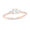 Thumbnail Image 1 of Previously Owned - 3/4 CT. T.W. Diamond Three Stone Engagement Ring in 14K Rose Gold