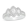 Thumbnail Image 1 of Previously Owned - 1-1/2 CT. T.W.  Marquise Diamond Frame Past Present Future® Engagement Ring in 14K White Gold (I/SI2)