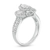 Thumbnail Image 3 of Previously Owned - 1-1/2 CT. T.W.  Marquise Diamond Frame Past Present Future® Engagement Ring in 14K White Gold (I/SI2)