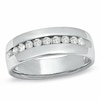 Thumbnail Image 1 of Previously Owned - 1/2 CT. T.W. Diamond Wedding Band in 14K White Gold