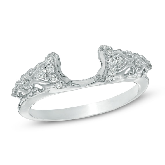 Previously Owned - 1/6 CT. T.w. Diamond Solitaire Enhancer in 14K White Gold
