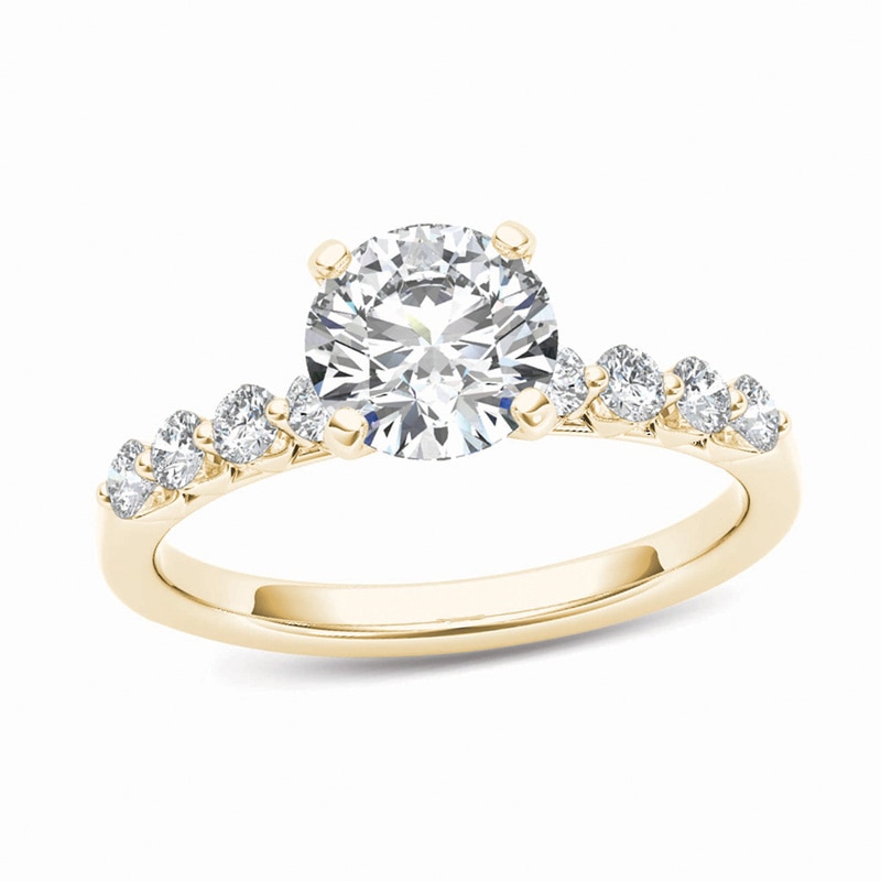 Main Image 1 of Previously Owned - 3/4 CT. T.W. Diamond Engagement Ring in 14K Gold