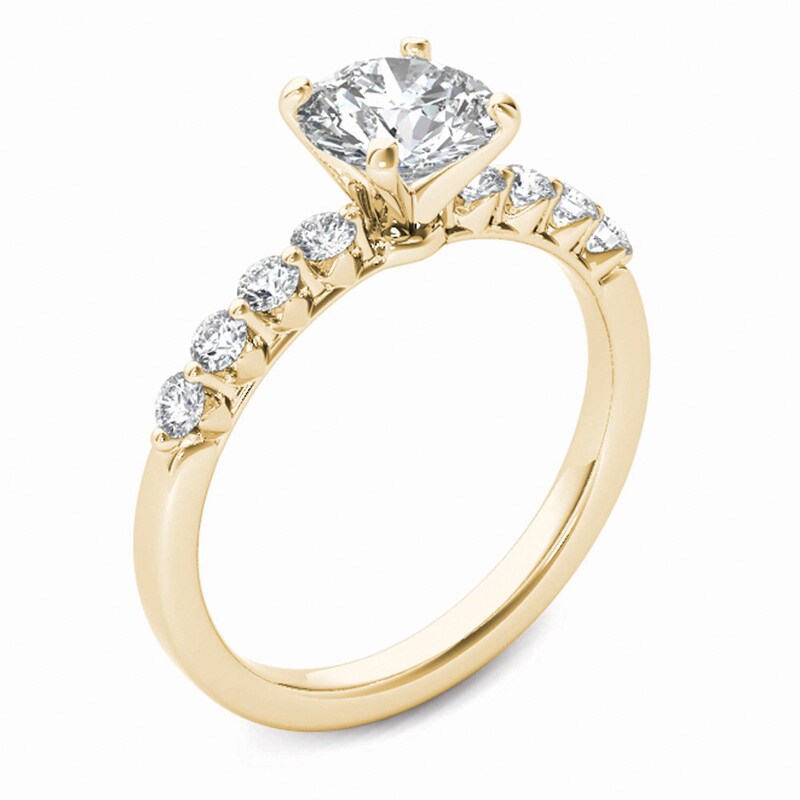 Main Image 2 of Previously Owned - 3/4 CT. T.W. Diamond Engagement Ring in 14K Gold