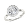 Thumbnail Image 1 of Previously Owned - 1 CT. T.W. Diamond Frame Engagement Ring in 14K White Gold