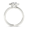 Thumbnail Image 3 of Previously Owned - 1 CT. T.W. Diamond Frame Engagement Ring in 14K White Gold