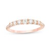 Thumbnail Image 1 of Previously Owned - 1/2 CT. T.W. Diamond Graduated Anniversary Band in 14K Rose Gold