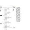 Thumbnail Image 3 of Previously Owned - 1 CT. T.W. Diamond Cascading Twist Hoop Earrings in 10K Gold