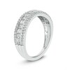 Thumbnail Image 2 of Previously Owned - 1/2 CT. T.W. Baguette and Round Diamond Vintage-Style Anniversary Band in 10K White Gold