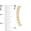 Thumbnail Image 3 of Previously Owned - Remixed Reimagined 1/4 CT. T.W. Journey Diamond Curved Crawler Earrings in 10K Gold