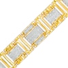 Thumbnail Image 1 of Previously Owned - 1-1/2 CT. T.W. Diamond Multi-Row Link Bracelet in 10K Gold - 8.5"