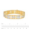 Thumbnail Image 3 of Previously Owned - 1-1/2 CT. T.W. Diamond Multi-Row Link Bracelet in 10K Gold - 8.5"