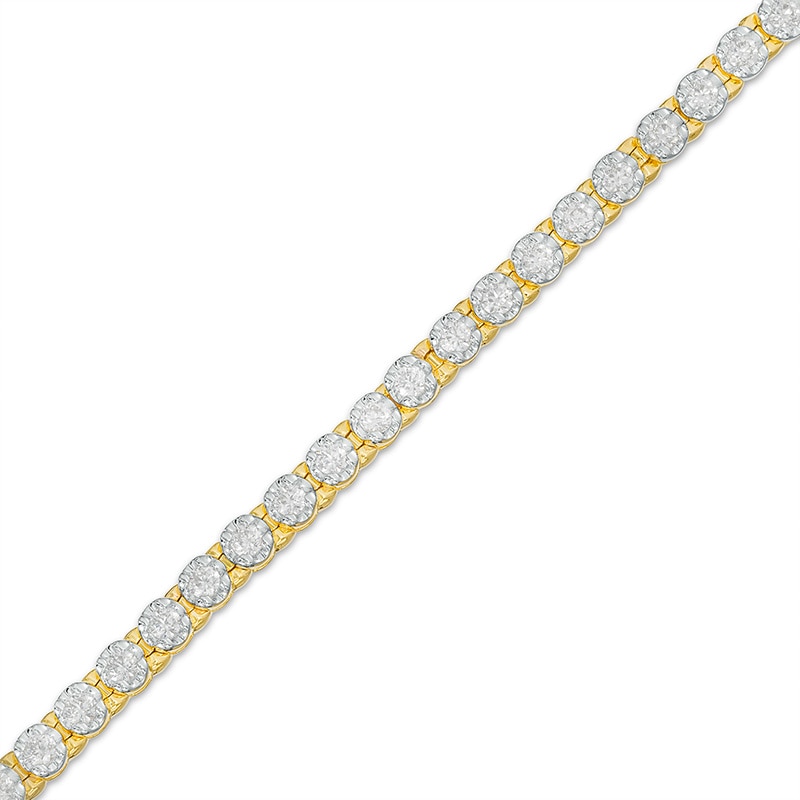 Main Image 1 of Previously Owned - 2 CT. T.W. Diamond Tennis Bracelet in 10K Gold
