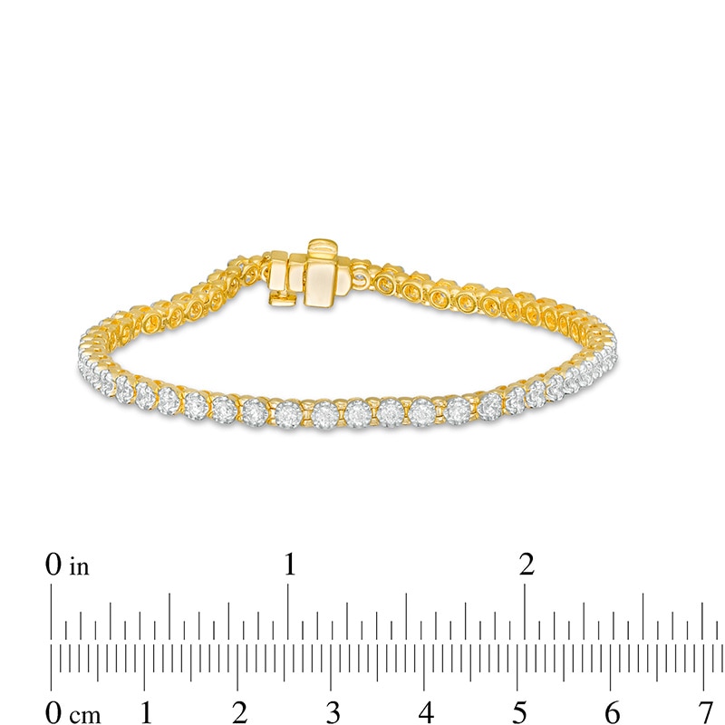 Main Image 4 of Previously Owned - 2 CT. T.W. Diamond Tennis Bracelet in 10K Gold