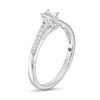 Thumbnail Image 3 of Previously Owned - 1/4 CT. T.W. Emerald-Cut Diamond Promise Ring in 10K White Gold