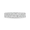Thumbnail Image 3 of Previously Owned - 1-1/2 CT. T.W. Lab-Grown Diamond Double Row Anniversary Band in 14K White Gold (F/VS2)