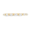 Thumbnail Image 4 of Previously Owned - Kleinfeld® x Peoples 1/2 CT. T.W.  Marquise Lab-Grown Diamond Eight Stone Band in 18K Gold