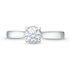 Thumbnail Image 4 of Previously Owned - 1 CT. T.W. Diamond Edge Engagement Ring in 10K White Gold (I/I3)