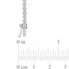 Thumbnail Image 4 of Previously Owned - 1 CT. T.W. Diamond Graduated Tennis Necklace in Sterling Silver – 17"