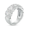 Thumbnail Image 2 of Previously Owned - 3 CT. T.W. Oval Lab-Grown Diamond Frame Five Stone Ring in 14K White Gold (F/VS2)