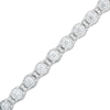 Thumbnail Image 1 of Previously Owned - 5 CT. T.W. Lab-Grown Diamond Spacer Line Bracelet in 10K White Gold (I/I1)