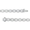 Thumbnail Image 2 of Previously Owned - 5 CT. T.W. Lab-Grown Diamond Spacer Line Bracelet in 10K White Gold (I/I1)
