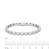 Thumbnail Image 3 of Previously Owned - 5 CT. T.W. Lab-Grown Diamond Spacer Line Bracelet in 10K White Gold (I/I1)