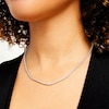 Thumbnail Image 2 of Previously Owned - 3 CT. T.W. Lab-Grown Diamond Tennis Necklace in 10K White Gold (I/I1)