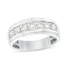 Thumbnail Image 1 of Previously Owned - 1-1/5 CT. T.W. Diamond Seven Stone Wedding Band in 10K White Gold