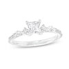 Thumbnail Image 1 of Previously Owned - 3/4 CT. T.W. Princess-Cut Diamond Engagement Ring in 14K White Gold