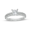 Thumbnail Image 1 of Previously Owned - Vera Wang Love Collection 1-1/2 CT. T.W. Lab-Grown Diamond Double Row Ring in 14K White Gold