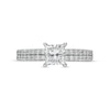 Thumbnail Image 4 of Previously Owned - Vera Wang Love Collection 1-1/2 CT. T.W. Lab-Grown Diamond Double Row Ring in 14K White Gold