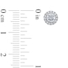 Thumbnail Image 3 of Previously Owned - 1/2 CT. T.W. Lab-Grown Diamond Frame Stud Earrings in 14K White Gold (F/SI2)