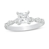 Thumbnail Image 1 of Previously Owned - 1-1/3 CT. T.W. Princess-Cut Diamond Engagement Ring in 14K White Gold