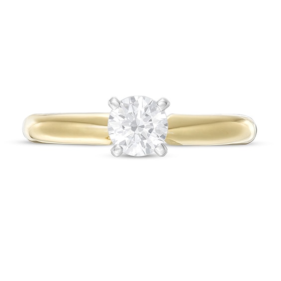 Previously Owned - 1/2 CT. T.w. Diamond Solitaire Engagement Ring in 14K Gold (I/I2)
