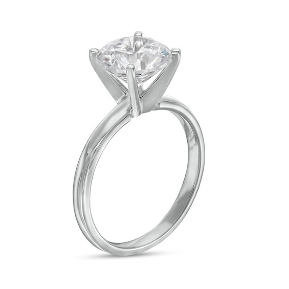 Previously Owned - 3 CT. Diamond Solitaire Engagement Ring in 14K White Gold (I/I2)