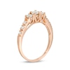 Thumbnail Image 2 of Previously Owned - 1/2 CT. T.W. Diamond Three Stone Engagement Ring in 14K Rose Gold (I/I3)