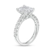 Thumbnail Image 3 of Previously Owned - 2-1/2 CT. T.W. Emerald-Cut Lab-Grown Diamond Engagement Ring in 14K White Gold (F/VS2)