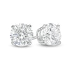 Thumbnail Image 1 of Previously Owned - 3 CT. T.W. Lab-Grown Diamond Solitaire Stud Earrings in 14K White Gold (F/SI2)